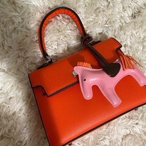 Orange purse